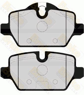 Brake Engineering Brake Pad Set, disc brake PA1662