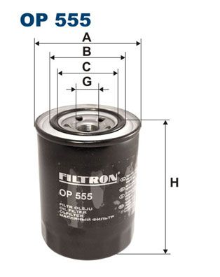 FILTRON olajszűrő OP 555