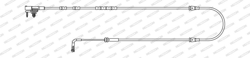 Sensor remblokslijtage Voor (hoeveelheid per verpakking: 1pcs) past: JAGUAR E-PACE  LAND ROVER DISCOVERY SPORT, RANGE ROVER EVOQUE 1.5H-2.0H 12.14-