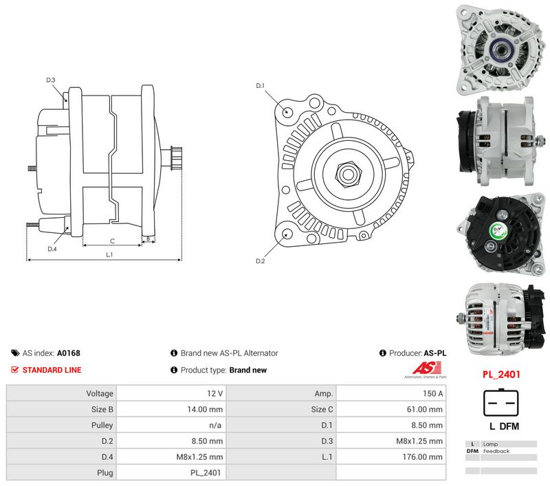 Generaator, AS-PL A0168