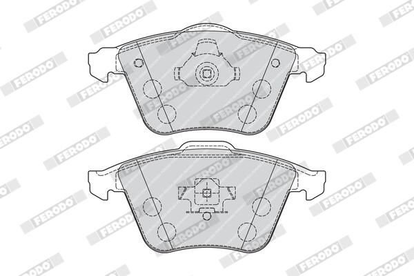 FERODO FDB1706 Brake Pad Set, disc brake