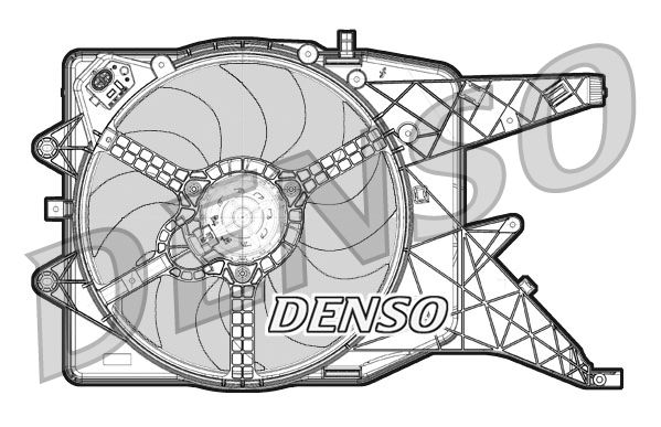 DENSO ventilátor, motorhűtés DER20010