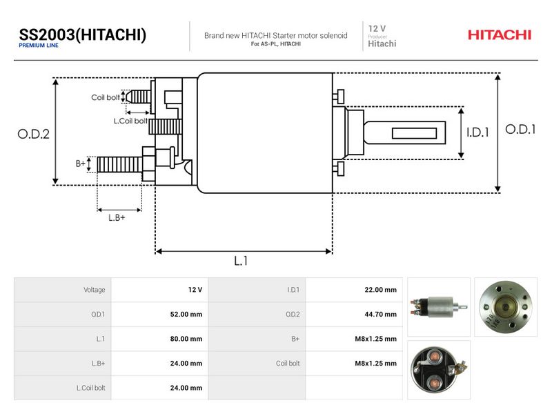 This part match OEM code: 2114-57503