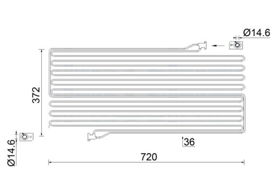 Product Image - Condensor, airconditioning - AC951000S - MAHLE