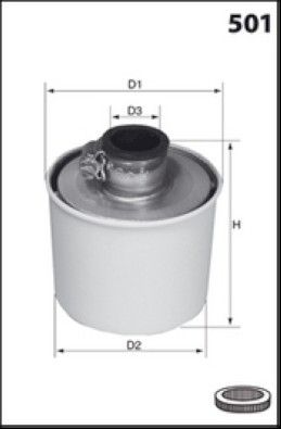 Filtre+à+air MISFAT R1226