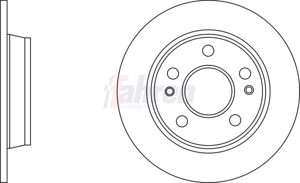 Fahren Brake Disc FBD6720