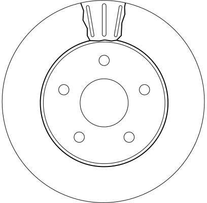 TRW DF4170 Brake Disc