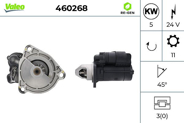 Μίζα  VALEO RE-GEN REMANUFACTURED