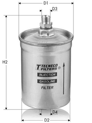 TECNECO FILTERS Üzemanyagszűrő IN87