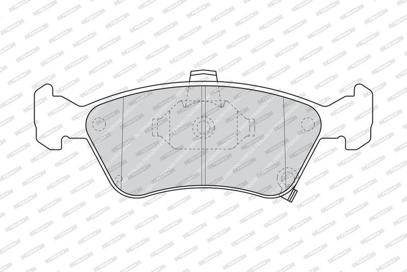 FERODO Plaquettes de frein à disque FDB1321