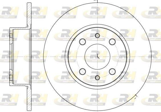 Гальмівний диск, Roadhouse 6150.00