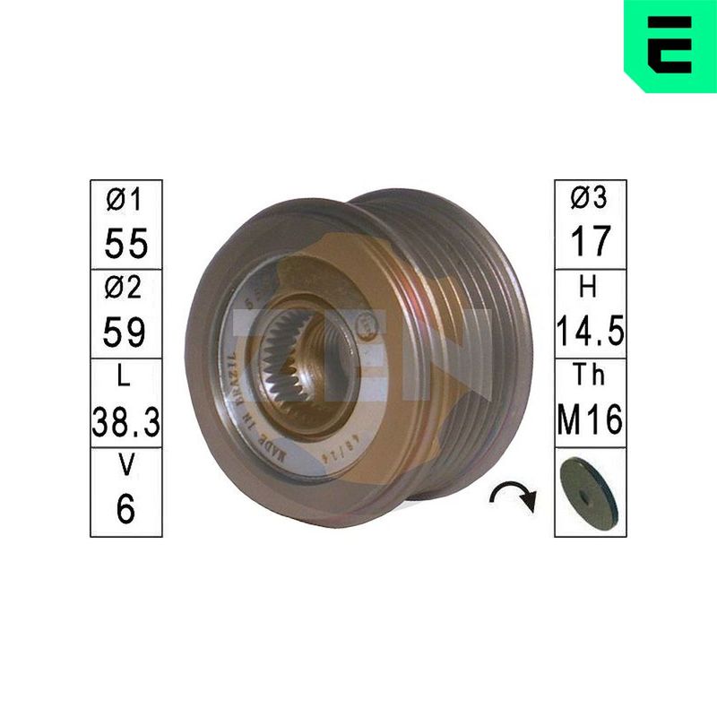 Механізм вільного ходу генератора, Era ZN5593