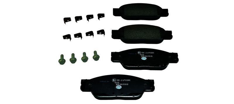 Set placute frana,frana disc 8DB 355 018-551 HELLA