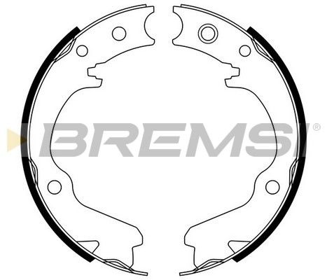 Колодки ручного тормоза Impreza 94- /Forester 97-08/Legasy 94-09