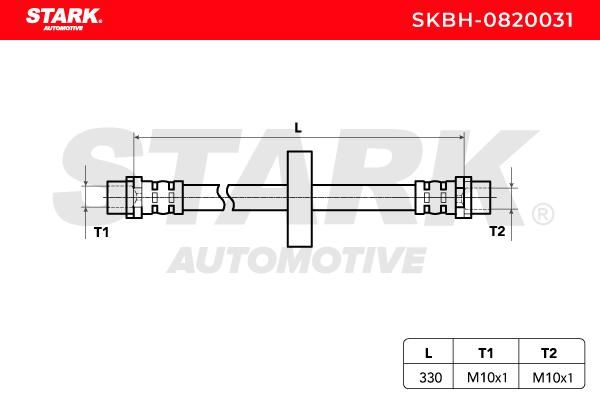 STARK SKBH-0820031 - Brake Hose