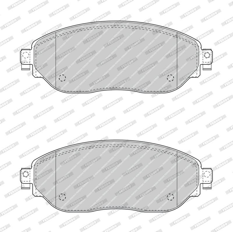 Sada brzdových destiček, kotoučová brzda FVR4840