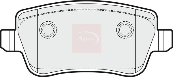 APEC Brake Pad Set, disc brake PAD1506