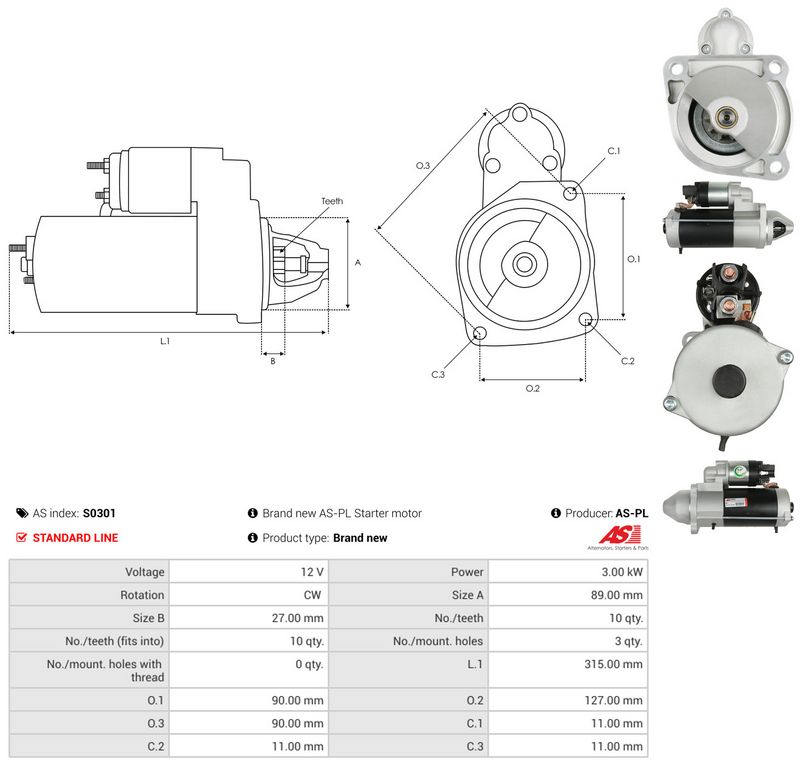 AS-PL S0301 Starter