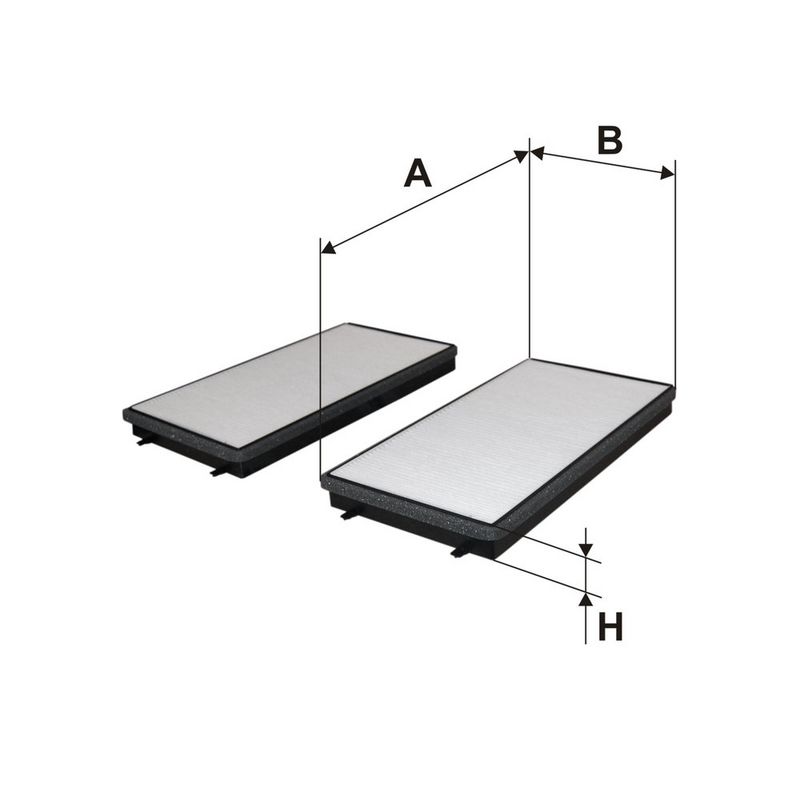 Filter, salongiõhk, FILTRON K 1165-2X