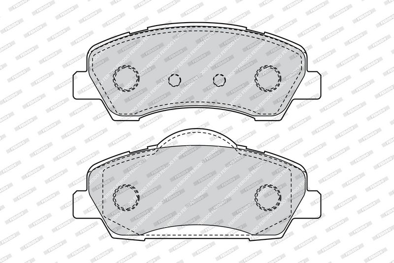 FERODO Plaquettes de frein à disque FDB4491