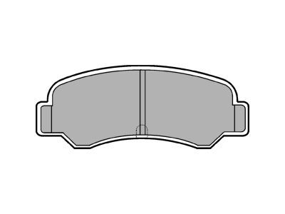 DELPHI LP612 Brake Pad Set, disc brake