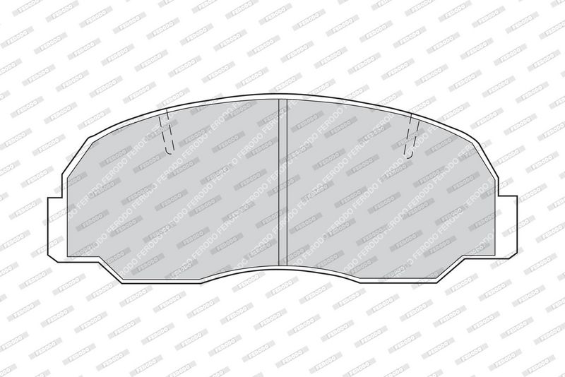 FERODO Plaquettes de frein à disque FDB532