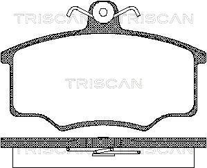 TRISCAN fékbetétkészlet, tárcsafék 8110 29945