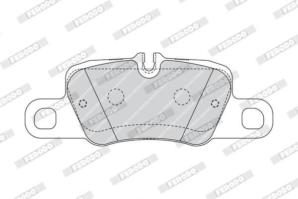 FERODO FDB4713 Brake Pad Set, disc brake