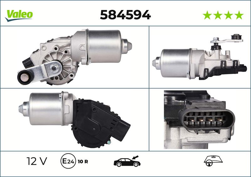 Product Stikla tīrītāju motors VALEO 584594 Image