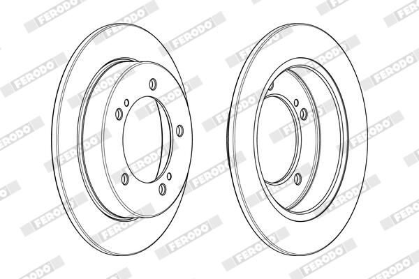 FERODO DDF2411C Brake Disc