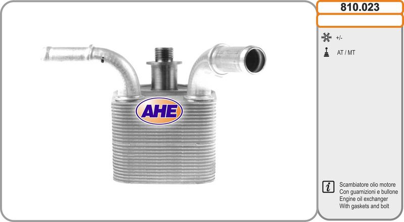 AHE 810.023 - Variklio alyvos aušintuvas