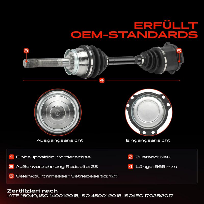 Frankberg 5481FB0038240 Drive Shaft