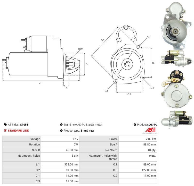 AS-PL S1051 Starter