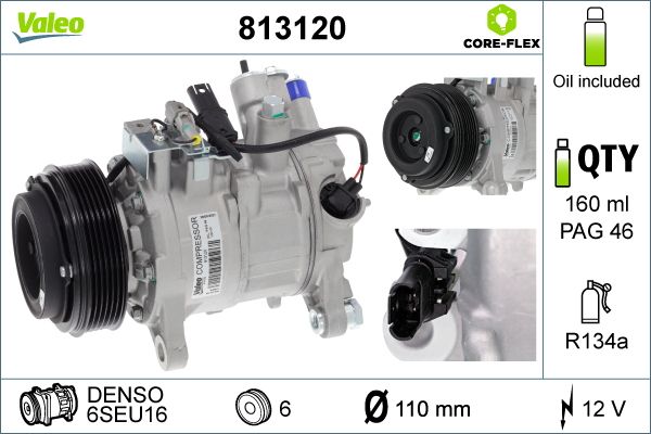 Valeo 813120 Compressor, air conditioning