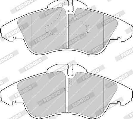 FERODO FVR1038 Brake Pad Set, disc brake