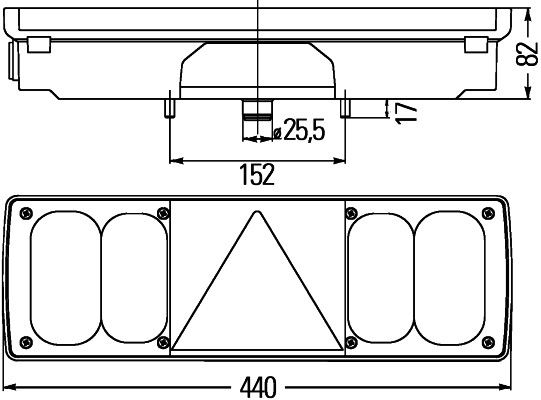 Задній ліхтар, Hella 2VP340450-021