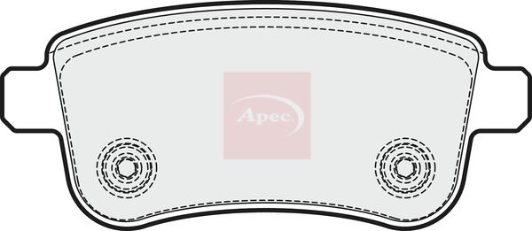 APEC Brake Pad Set, disc brake PAD1689