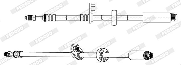 Гальмівний шланг, Ferodo FHY2681