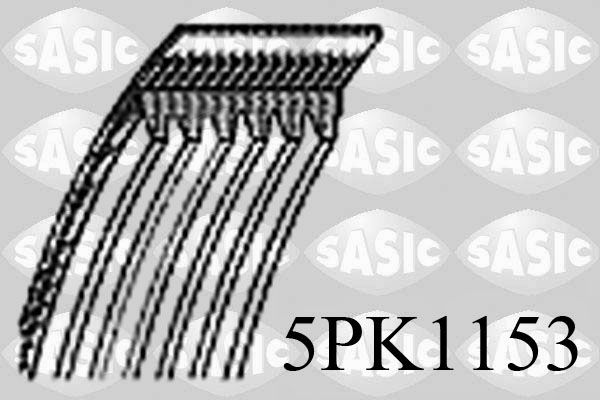 SASIC hosszbordás szíj 5PK1153