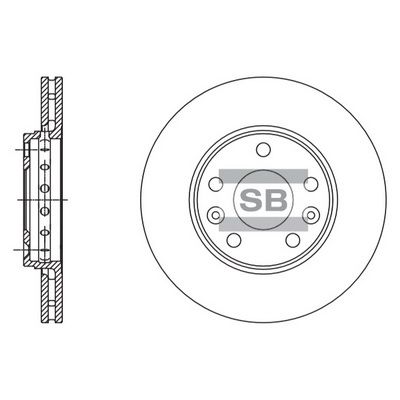 Гальмівний диск, Hi-Q SD3060