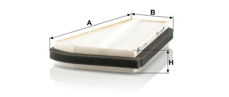 Filter, salongiõhk, MANN-FILTER CU 17 003