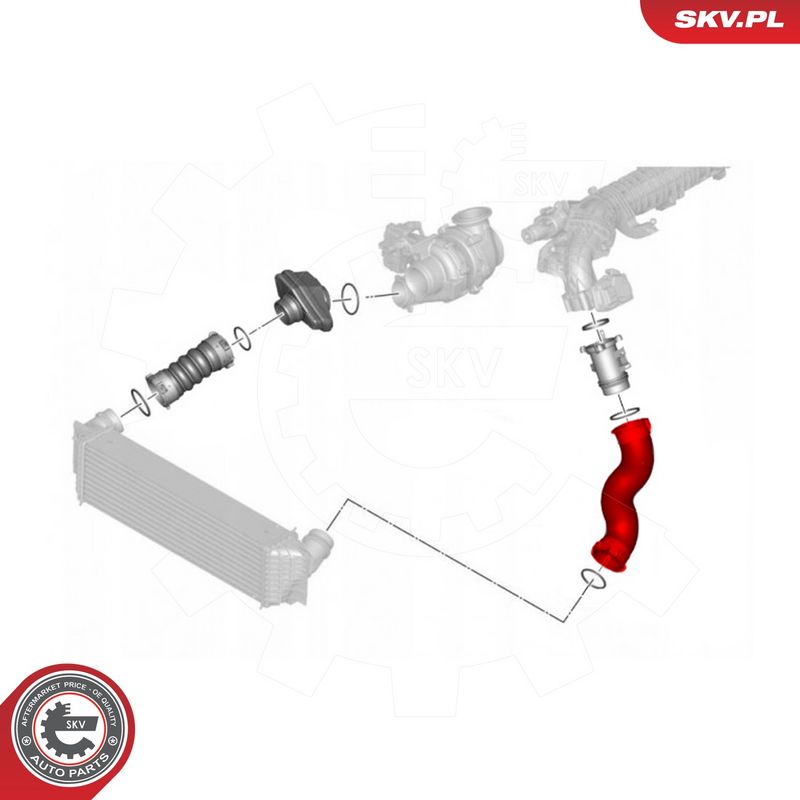 Laadimisõhu voolik, ESEN SKV 43SKV407