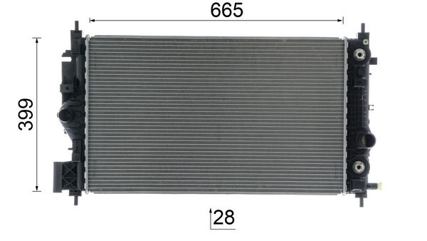 Product Image - Radiateur - CR2593000P - MAHLE