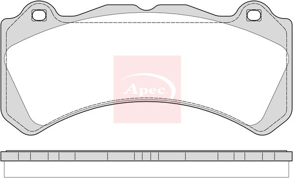 APEC Brake Pad Set, disc brake PAD2377