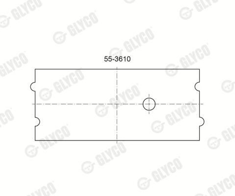 Coussinet+palier,+bielle GLYCO 55-3610