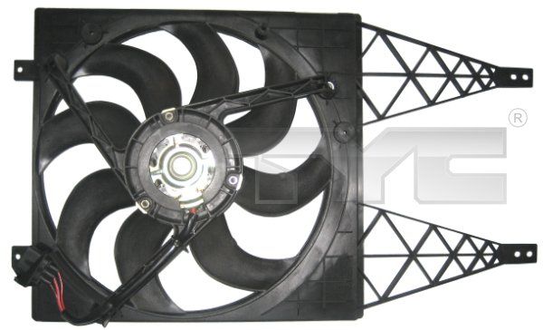 TYC ventilátor, motorhűtés 837-1009