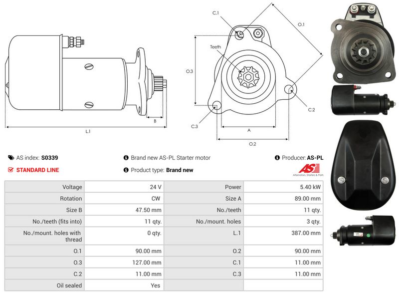 AS-PL S0339 Starter