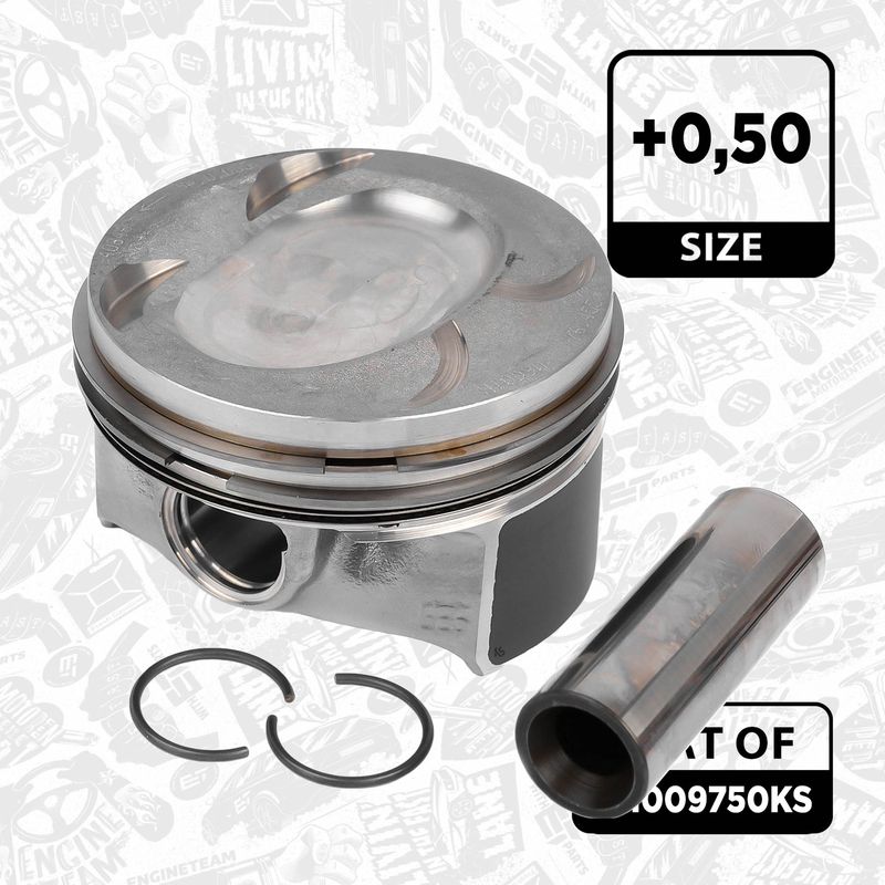 Product Image - Zuigerset - PM009750KS - ET ENGINETEAM