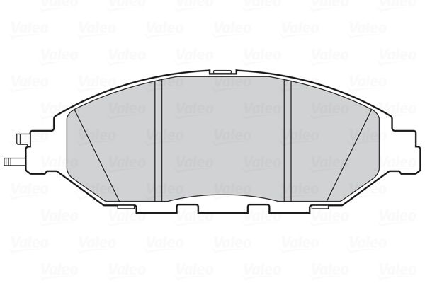 VALEO 302321 Brake Pad Set, disc brake