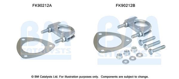 BM CATALYSTS szerelőkészlet, katalizátor FK90212